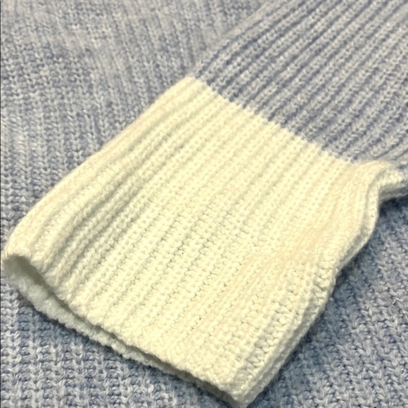 Talbots blue and white neck lightweight sweater size xs - Picture 4 of 7